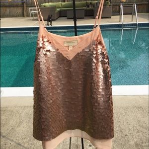 Anthropologie Sequin Top